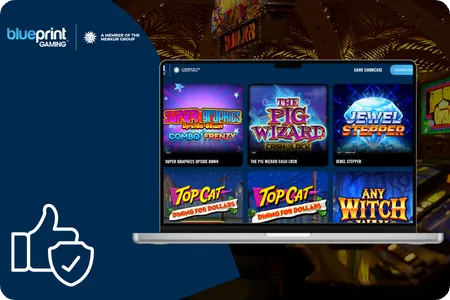 Blueprint Gaming als offizieller Entwickler von Fishin Frenzy Big Catch Spielautomaten